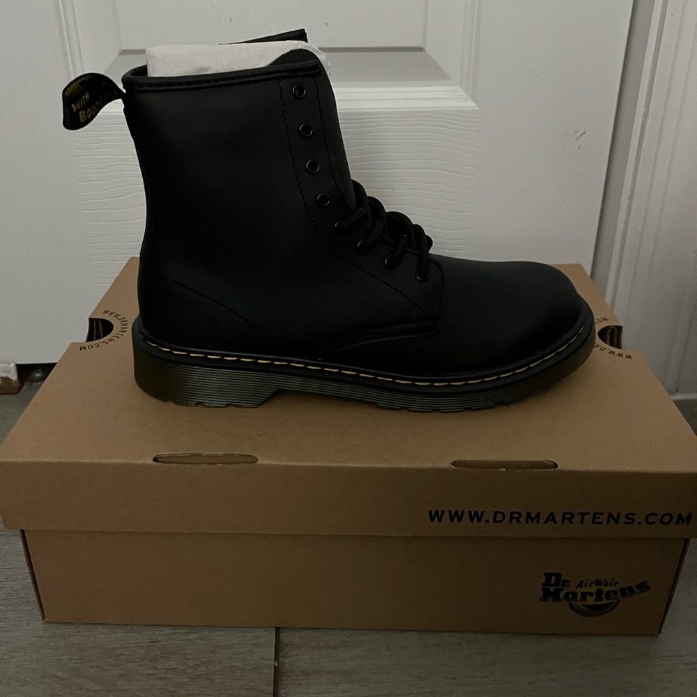 Youth Dr. Martens out of the box booties
